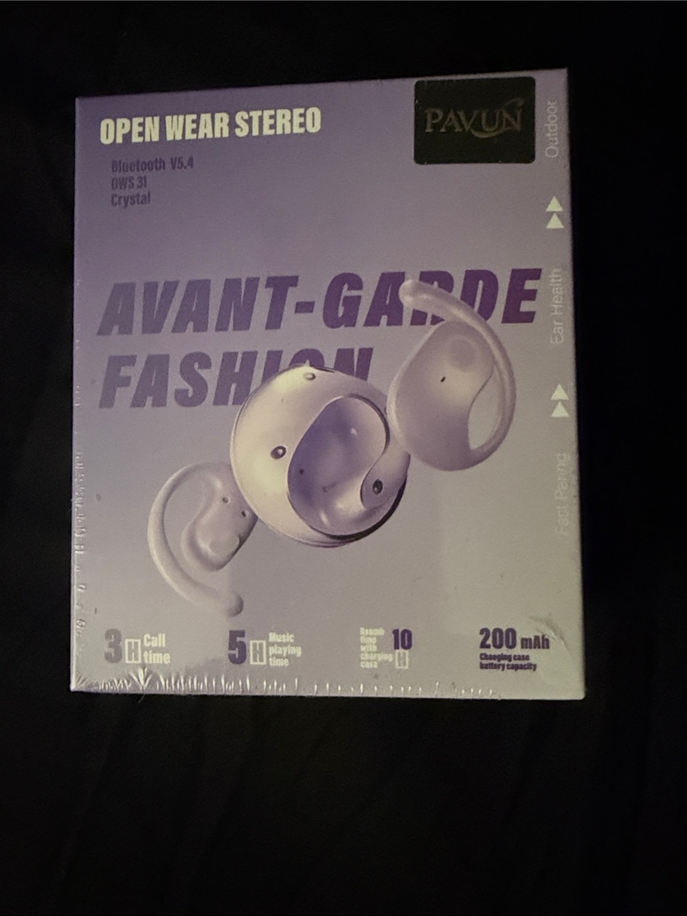 Open Wear Stereo Wireless Earbuds - Purple
